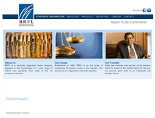 Tablet Screenshot of bombayrayon.com